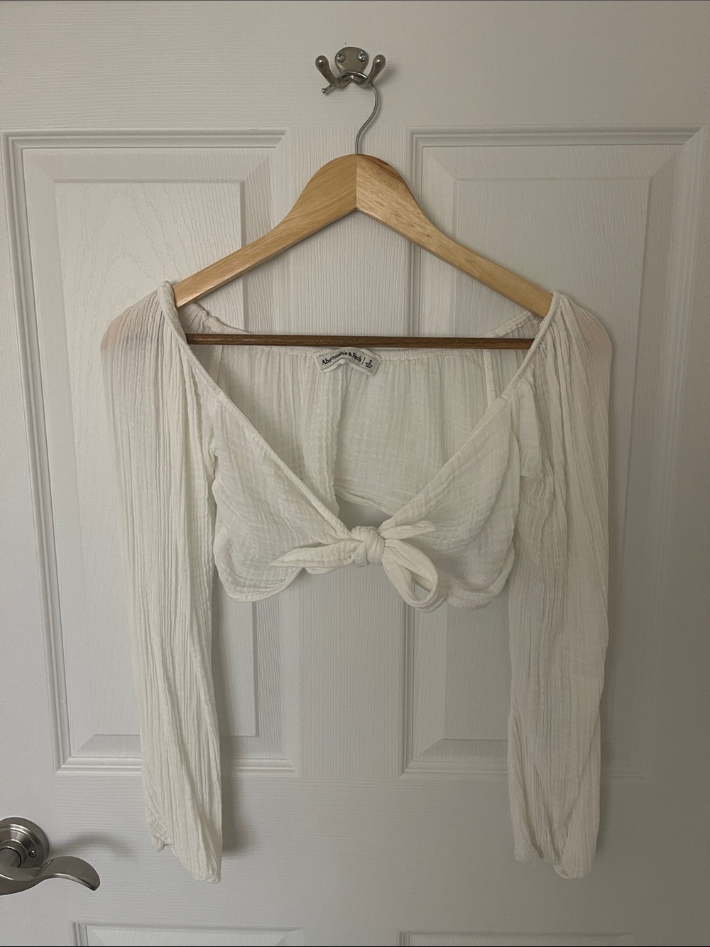 Abercrombie & Fitch Long Sleeve Tie Cover-up